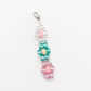 Flower keychain *customize with name/short phrase*
