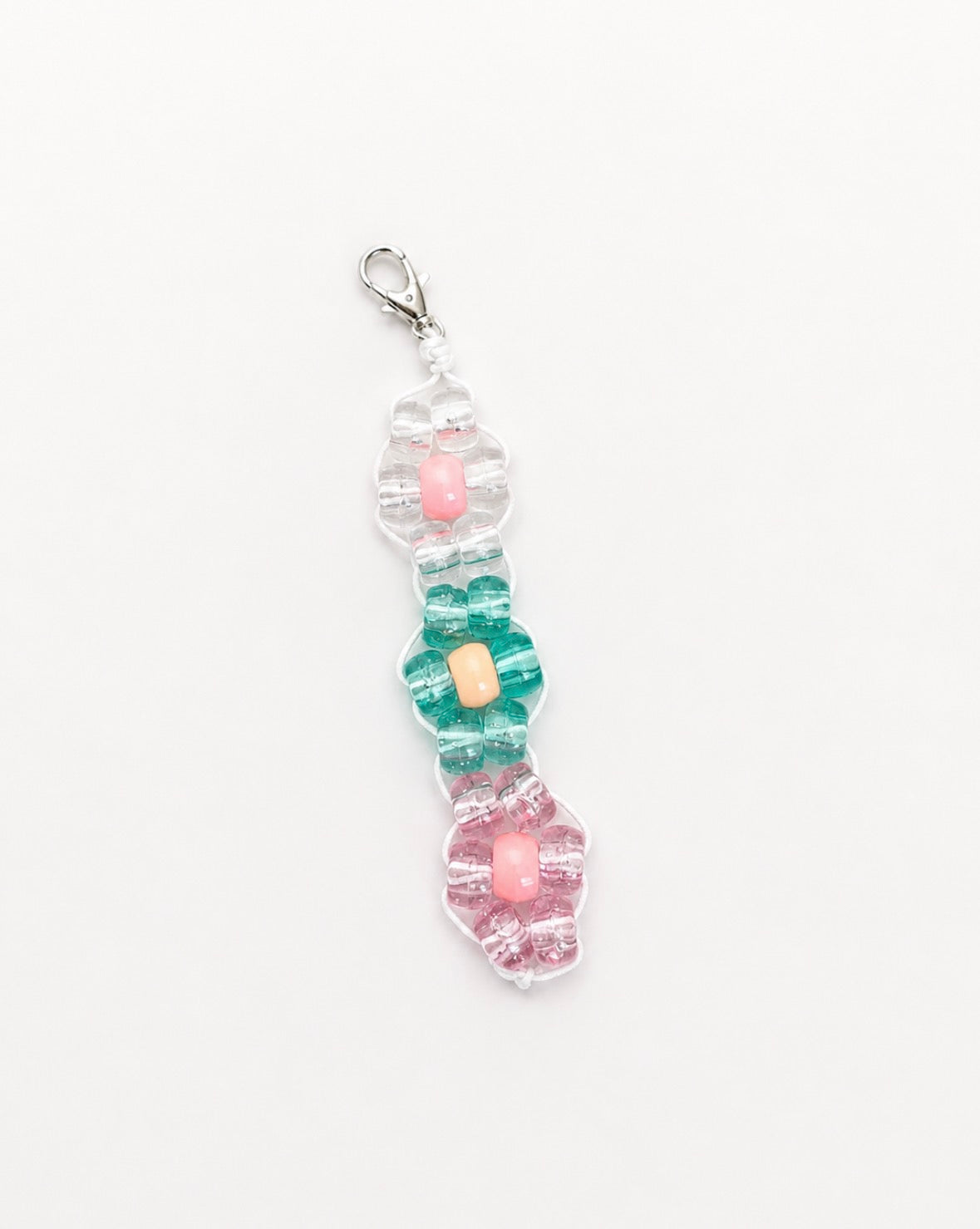 Flower keychain *customize with name/short phrase*