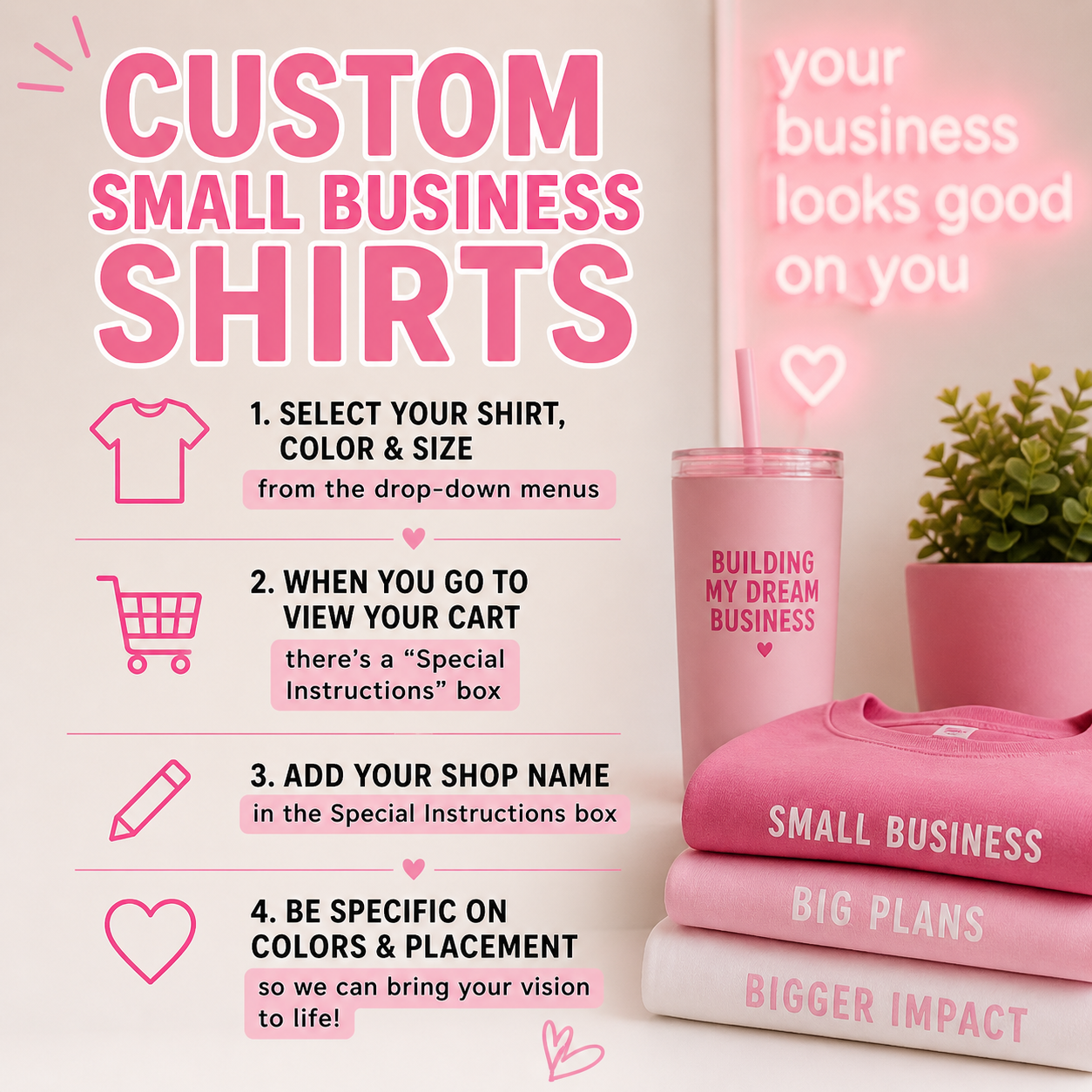 Checkered Custom Small Biz