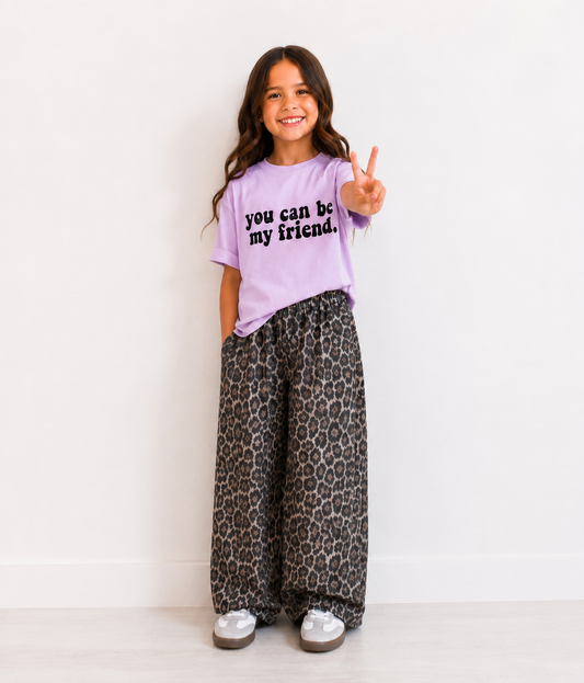 You can be my friend *change color font at checkout!*