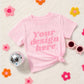 Groovy Pink Blank Shirt Flatlay (download only)