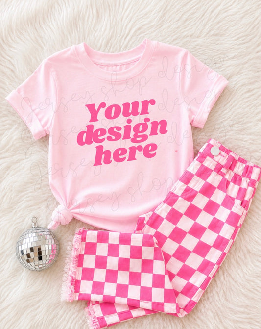 Kids blank shirt flatlay (download only)